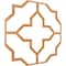 Ekena Millwork 66 56W x 66 56H x 14T Large Laird Decorative Fretwork Wood Ceiling Panels, Cherry CELW67X67X0250LRDCH - alternate 8